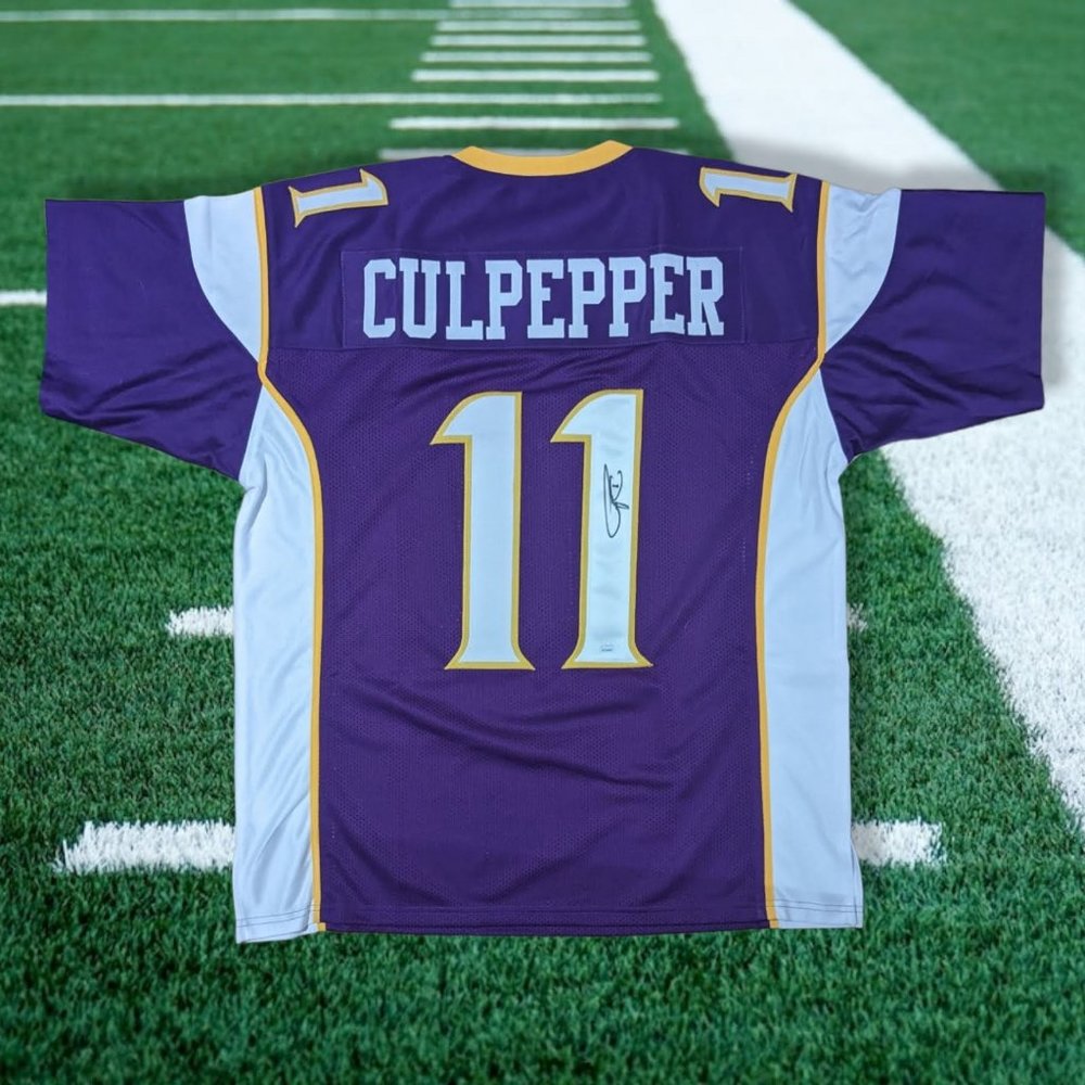 Daunte Culpepper MN Vikings Autographed Jersey, JSA COA & Hologram sticker